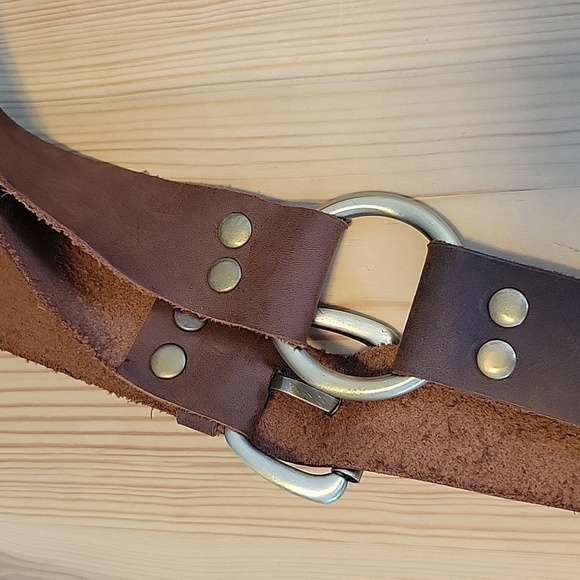 🌟HOST Pick🌟 LEATHER Crochet Store Leather, Macrame Tote - Picture 4 of 9